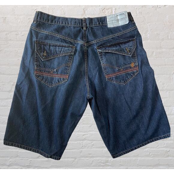 Rocawear Denim Company Long style Denim Shorts, 100% Cotton,Inseam 14, Men's 40 - Picture 2 of 4